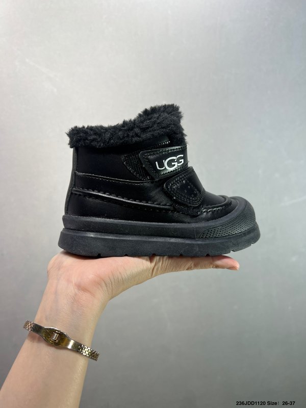 UGG 매직테이프 퍼 아동 미들 부츠 001-284721