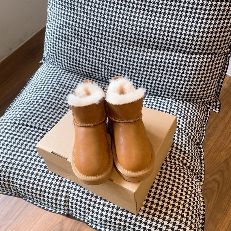 UGG 방수 지퍼 아동 신발 양모 원피스 스노우 부츠 001-284729