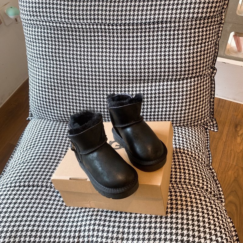 UGG 에스닉 방수 가죽 지퍼 아동 부츠 001-284731