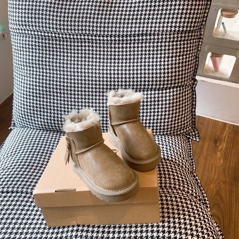 UGG 울 혼방 방수 지퍼 키즈 스노우부츠 001-284730