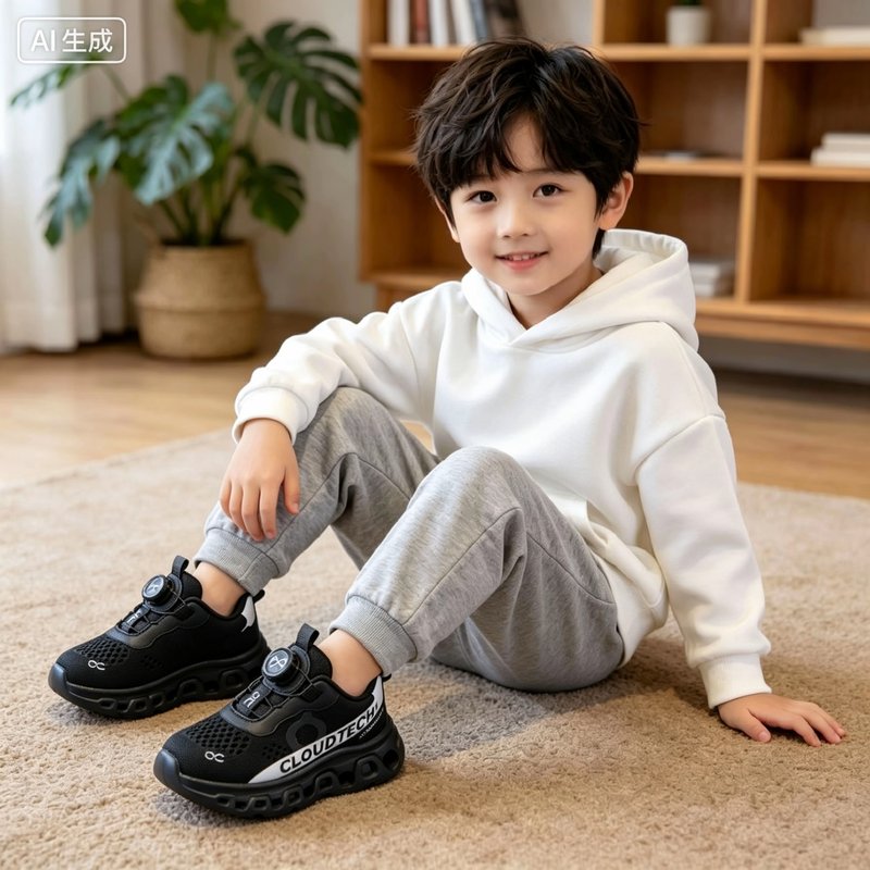 온러닝 몬스터 2세대 회전 버클 아동 운동화 001-284989