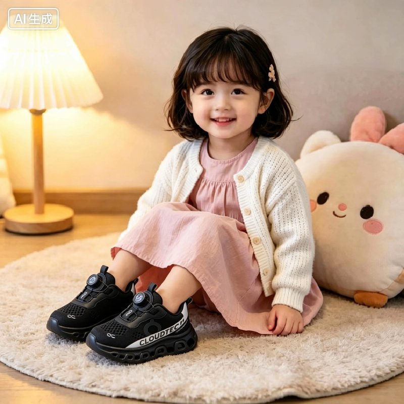 온러닝 몬스터 2세대 회전 버클 아동 운동화 001-284989