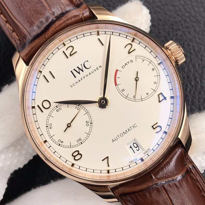 IWC 포르투기저 7일 V5판 42mm 오토매틱 시계 001-285423
