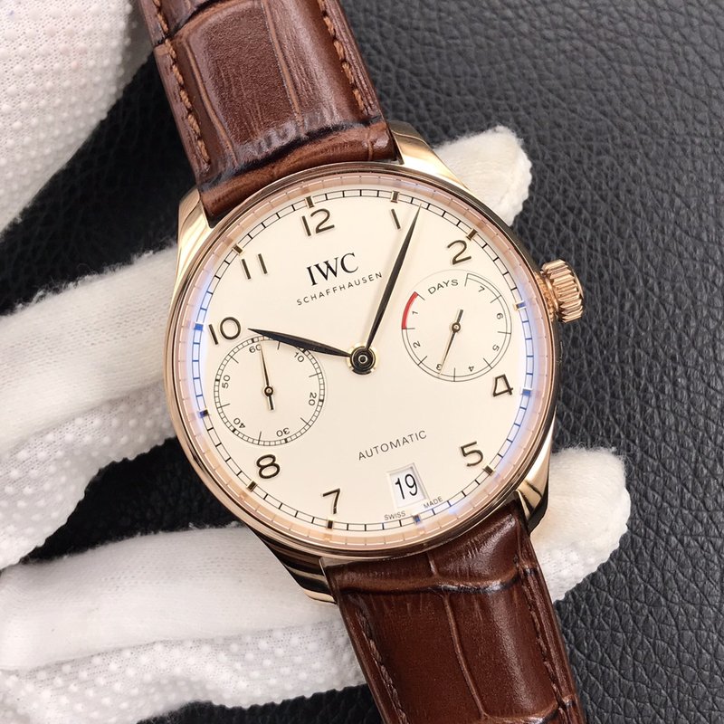 IWC 포르투기저 7일 V5판 42mm 오토매틱 시계 001-285423