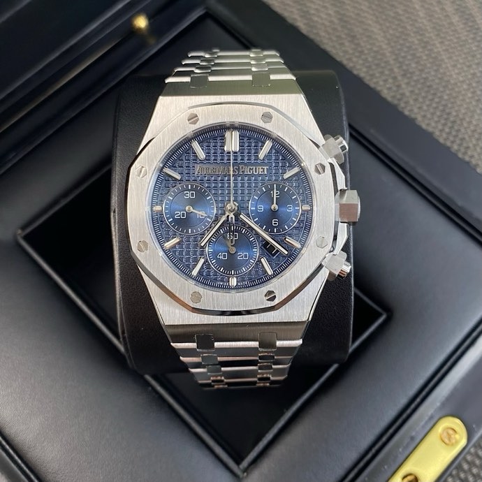 AP 41mm 기념판 블루 다이얼 시계 001-285592