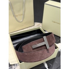 톰 포드 남성용 양면 가죽 비즈니스 벨트 001-285897