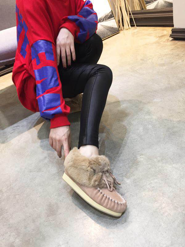 OZWEAR UGG 양모토끼털 스노우부츠 001-286153