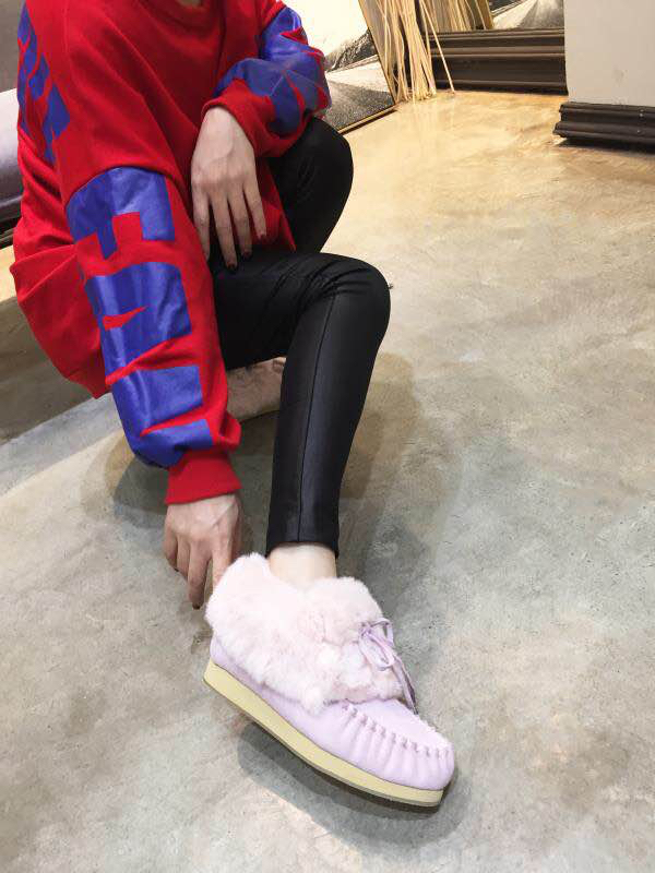 OZWEAR UGG 양모 토끼털 스노우부츠 001-286154