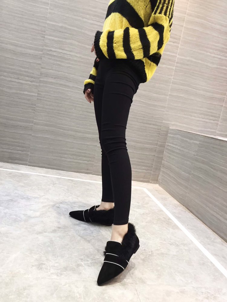 UGG 뾰족한 털신발 따뜻한 양모 001-286157
