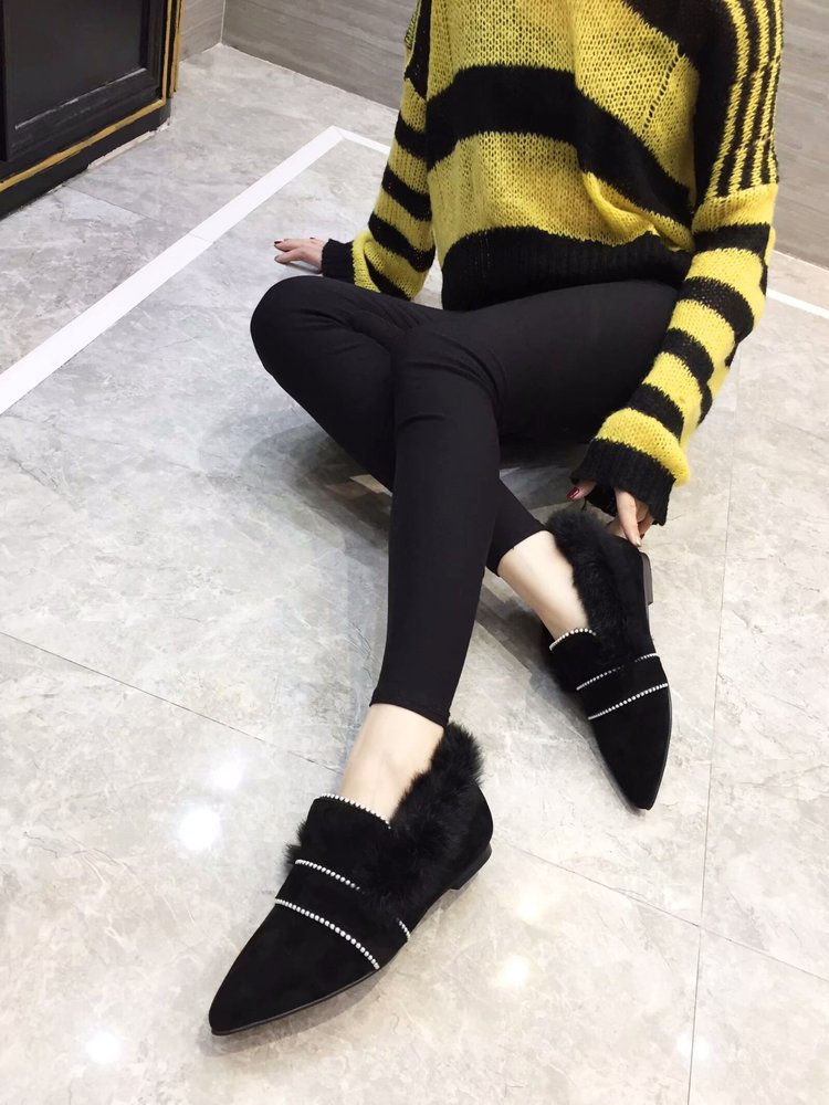 UGG 뾰족한 털신발 따뜻한 양모 001-286157