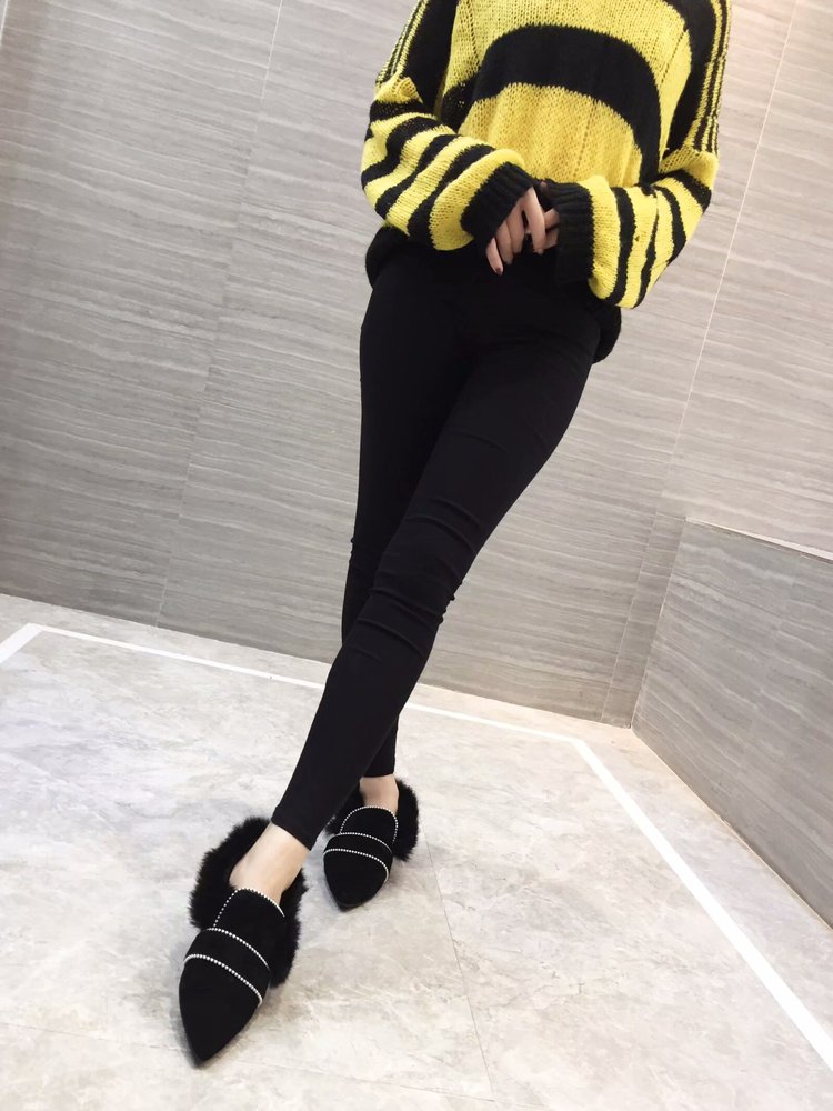 UGG 뾰족한 털신발 따뜻한 양모 001-286157