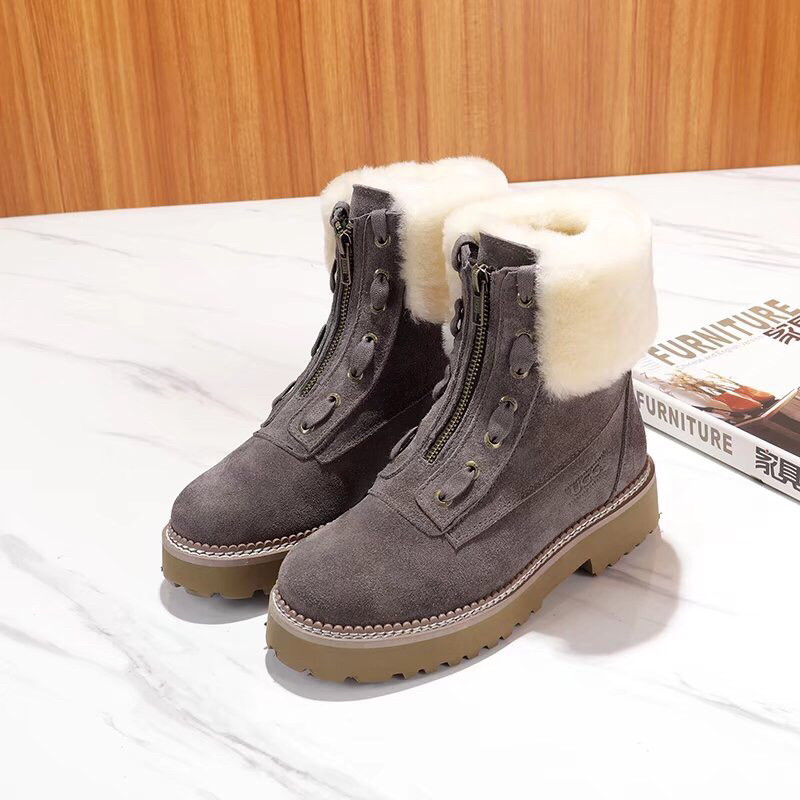 UGG 스노우부츠 고광택 은근한 굽 001-286164