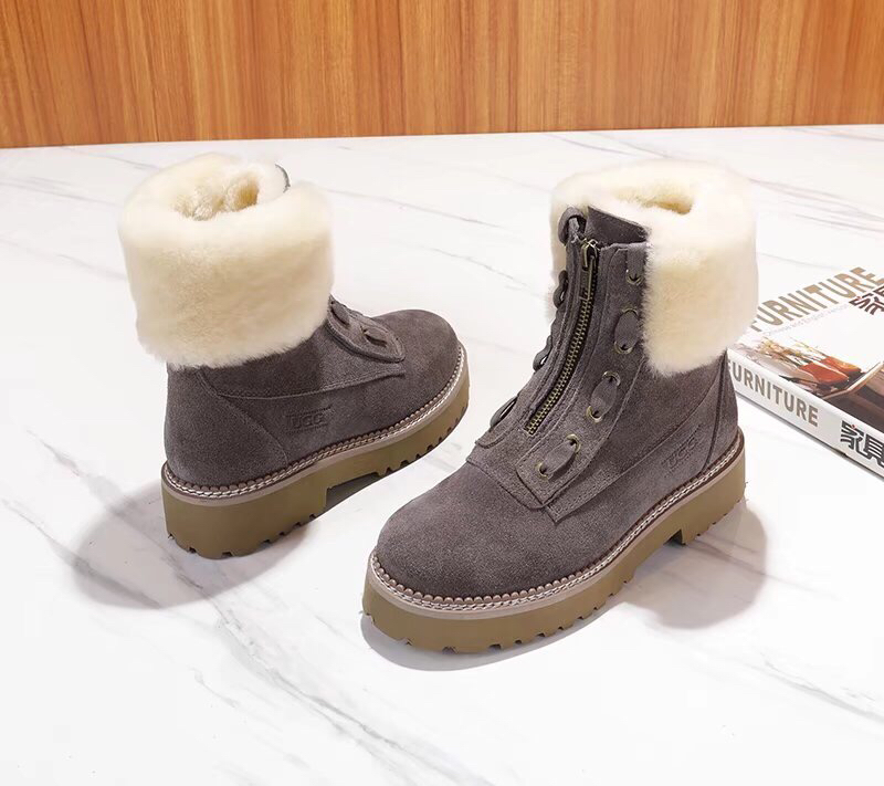UGG 스노우부츠 고광택 은근한 굽 001-286164