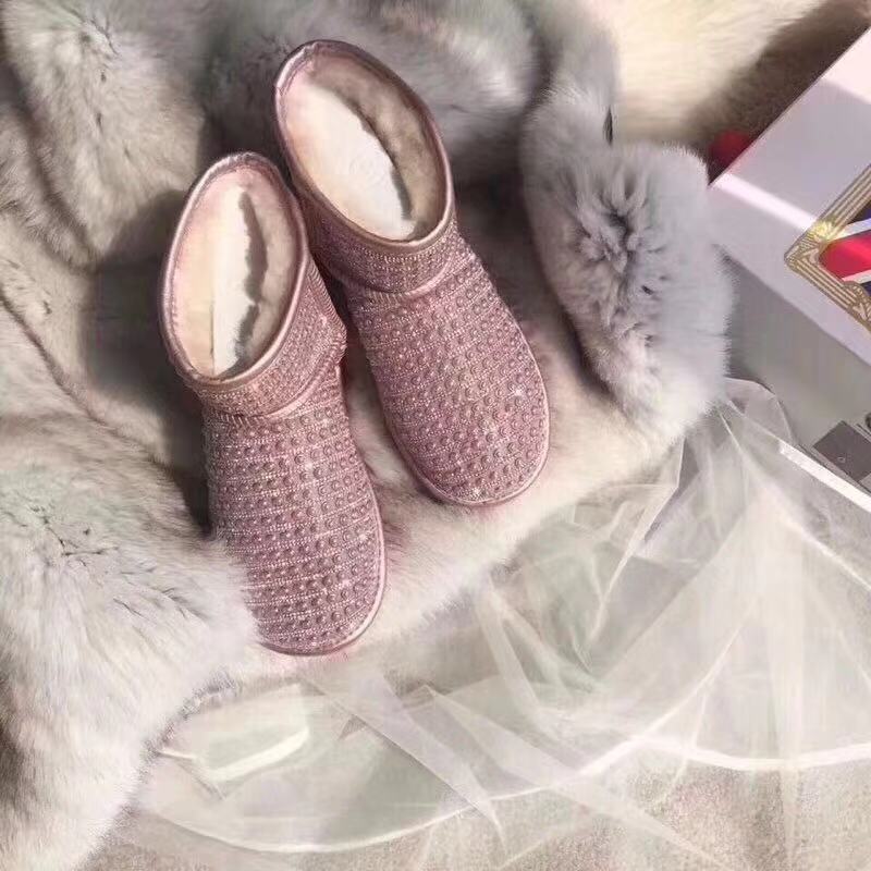 UGG 진주 스와로브스키 양털 부츠 001-286177
