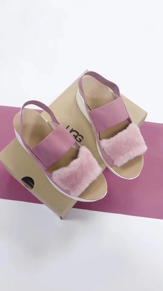 UGG 여성 실버 레이크 두꺼운 굽 캐주얼 샌들 001-286223