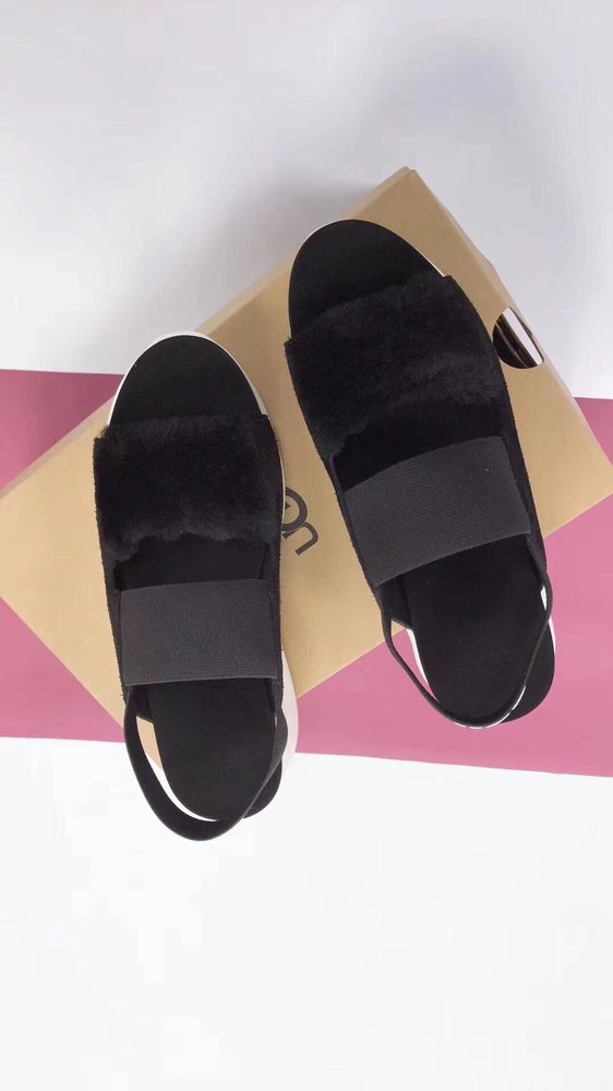 UGG 여성용 은호 두꺼운 뒤꿈치 캐주얼 샌들 001-286226