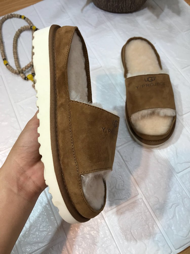 UGG 협업 겨울 실내 슬리퍼 양털 원피 001-286228
