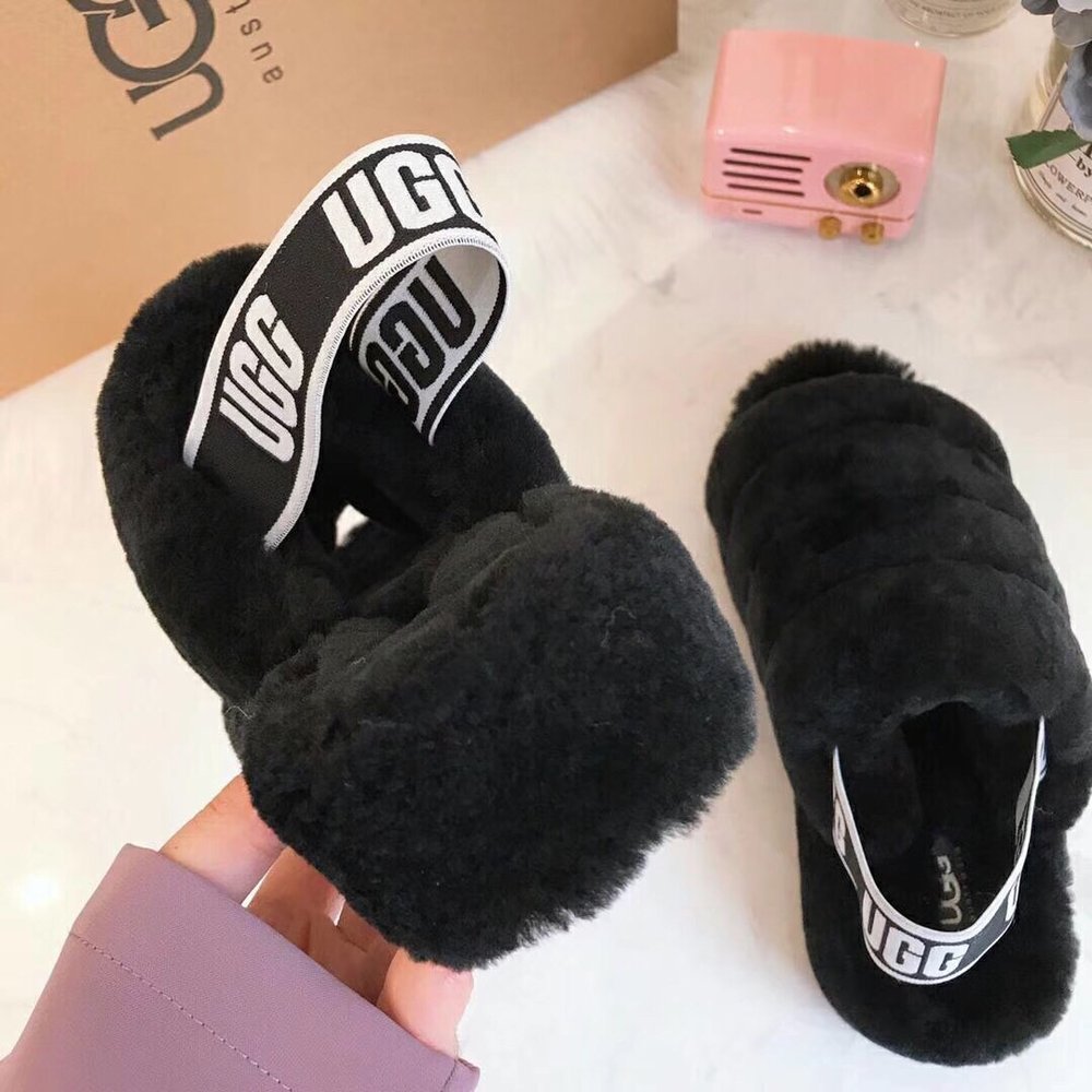 UGG 양면 코코넛 털 슬리퍼 001-286231