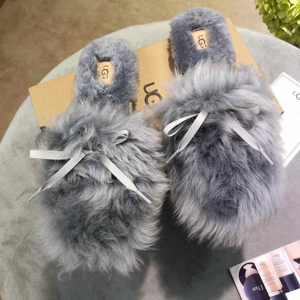 UGG 샤언 털버전 여성 슬리퍼 001-286238