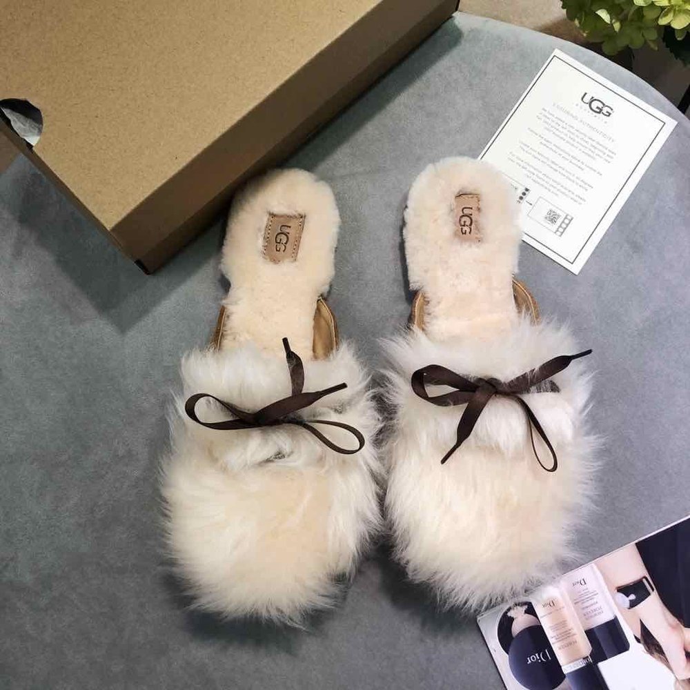 UGG 샤인 퍼플리플리 여성 슬리퍼 001-286239