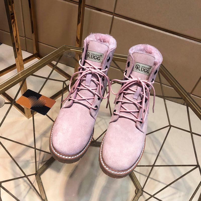 UGG 여성 양모 캐주얼 숏부츠 001-286260