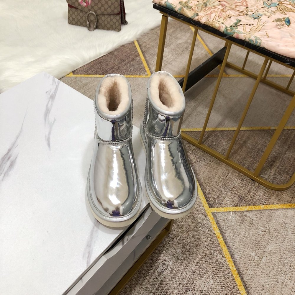 UGG 독점 개발 메탈 카멜레온 실크 울 신발 001-286289