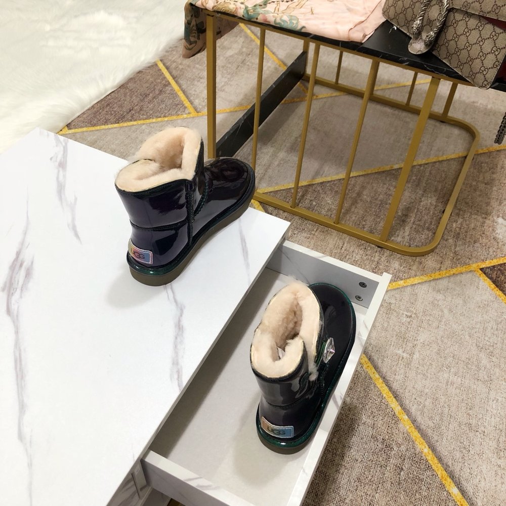 UGG 고급 메탈 카멜레온 울 슈즈 001-286295