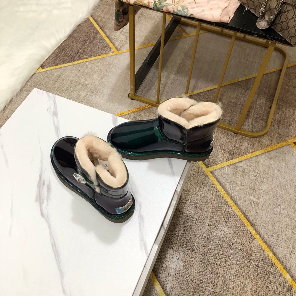 UGG 고급 메탈 카멜레온 울 슈즈 001-286295