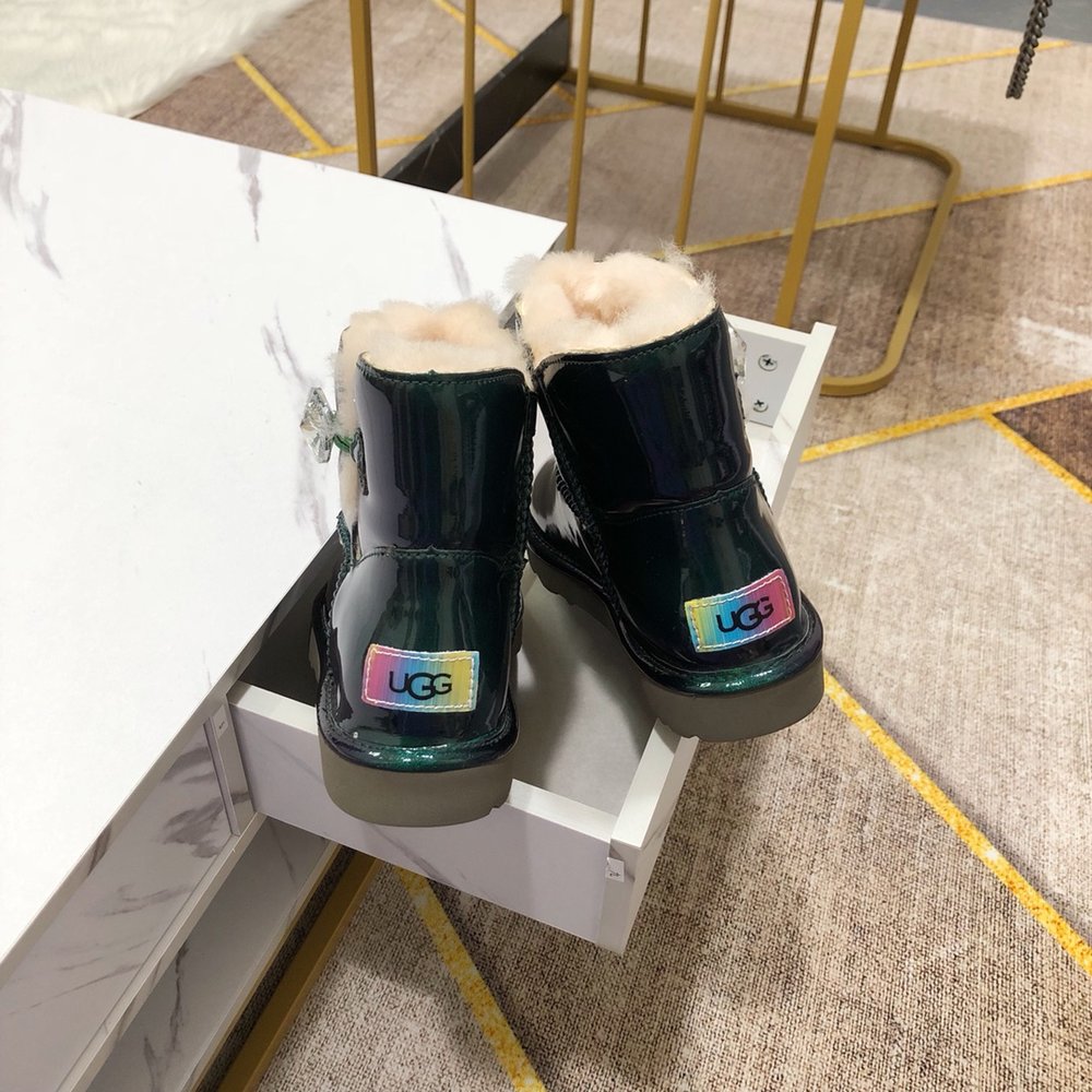 UGG 고급 메탈 카멜레온 울 슈즈 001-286295