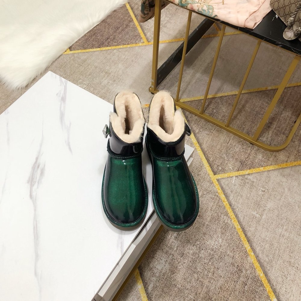 UGG 고급 메탈 카멜레온 울 슈즈 001-286295
