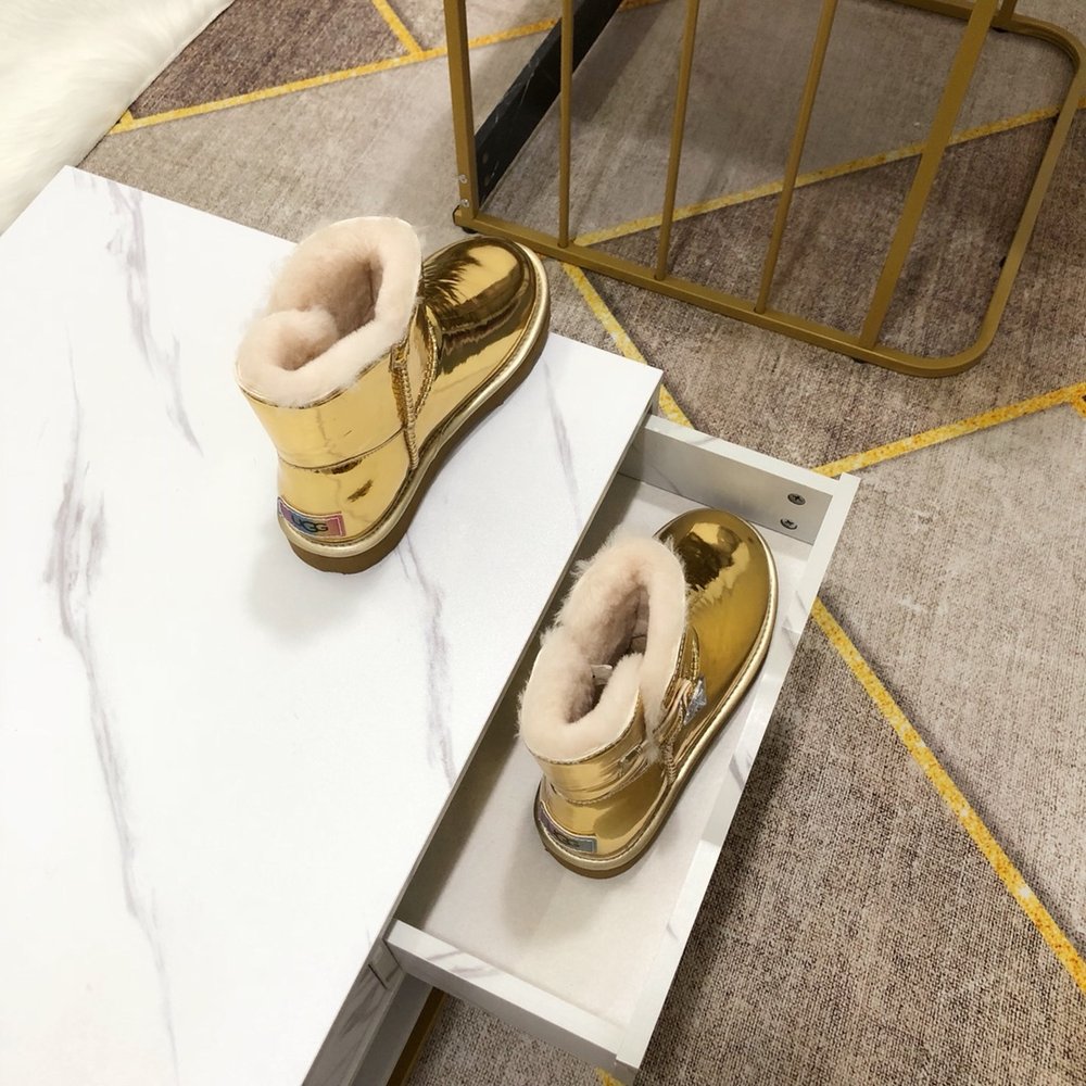 UGG 호화 시리즈 메탈 울 부츠 001-286296