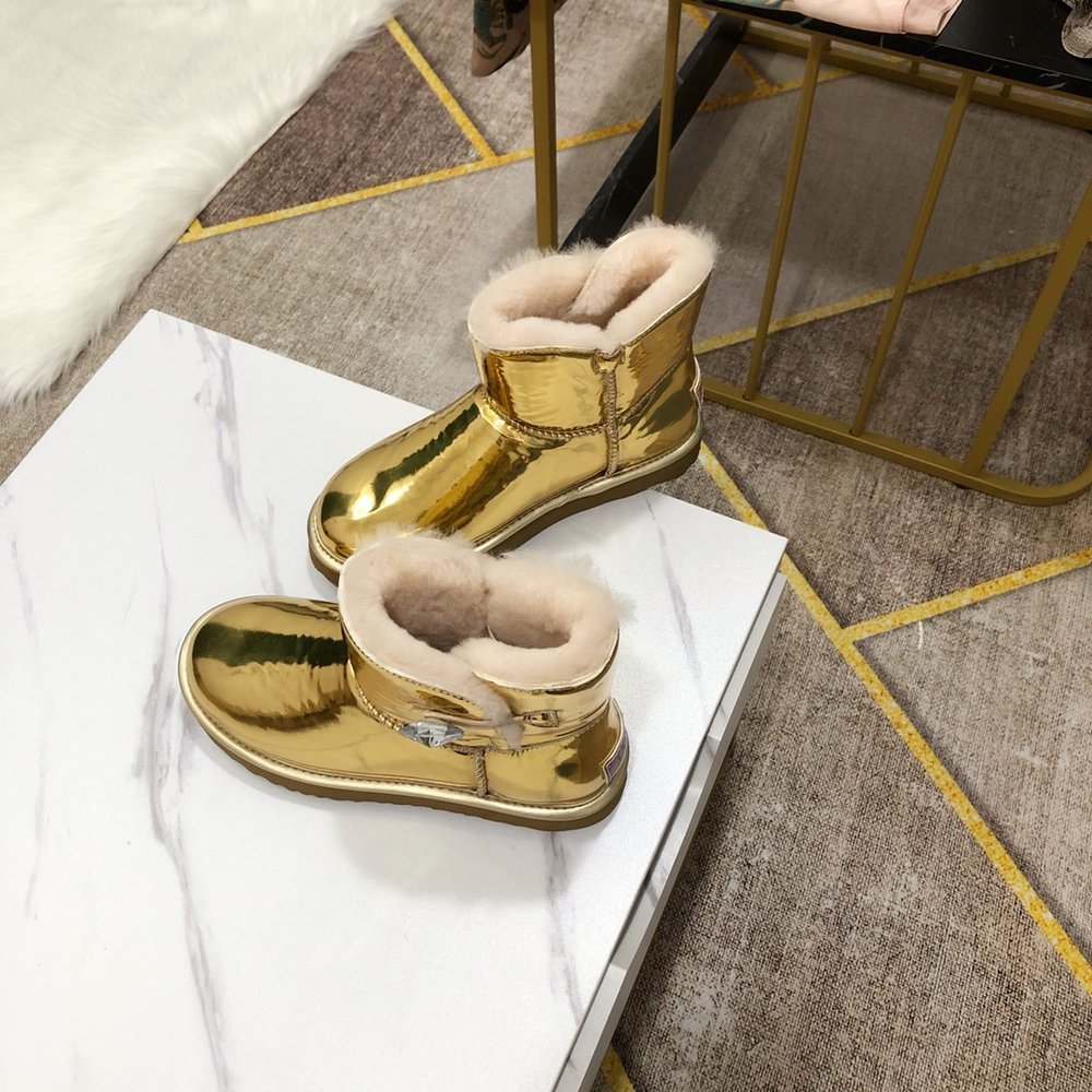 UGG 호화 시리즈 메탈 울 부츠 001-286296