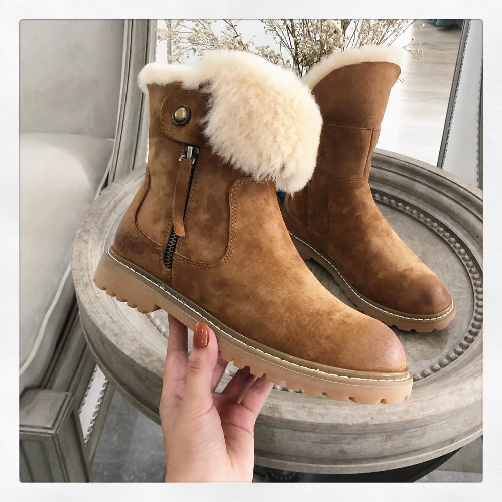 GB 버전 UGG 털가죽 일체형 마틴부츠 001-286311