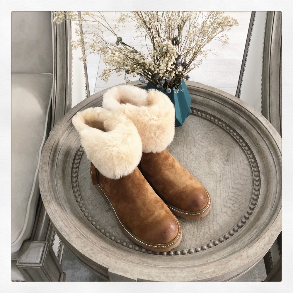 GB 버전 UGG 털가죽 일체형 마틴부츠 001-286311