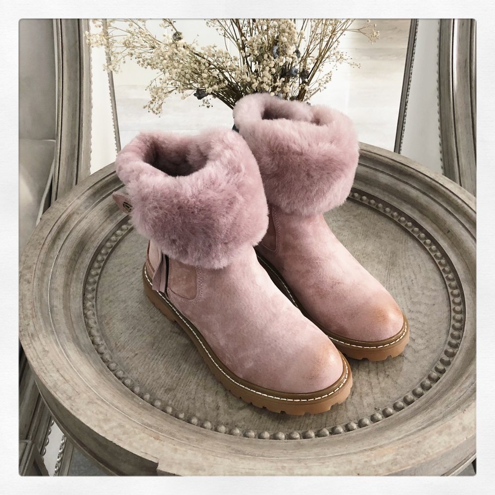 UGG 털가죽 일체 마틴 부츠 001-286313