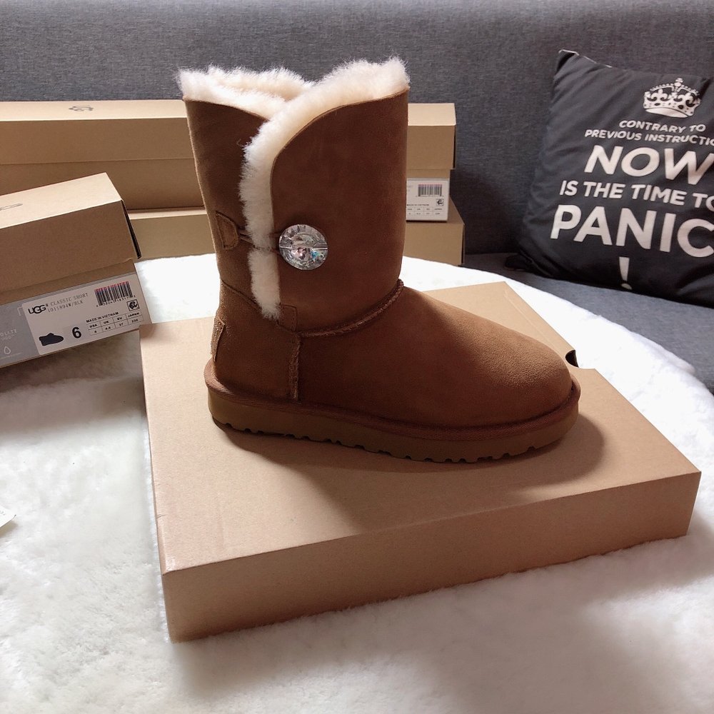 UGG 하이탑 스노우부츠 클래식 크리스탈 버클 방수방오 001-286347