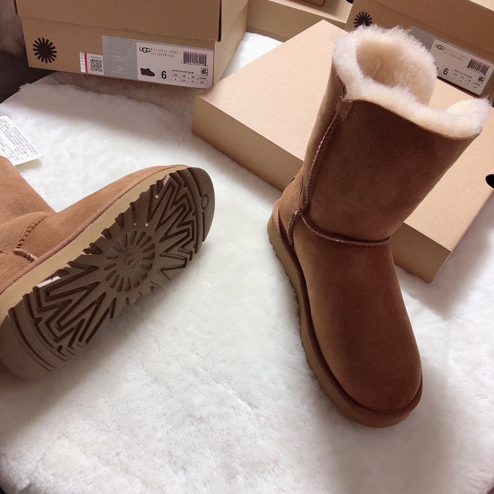 UGG 하이탑 스노우부츠 클래식 크리스탈 버클 방수방오 001-286347