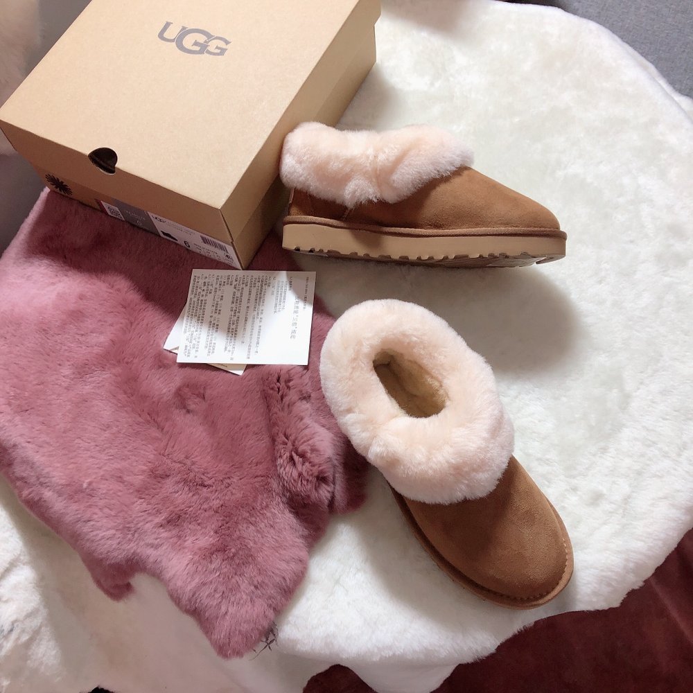 로퍼형 양모 스노우부츠 001-286358