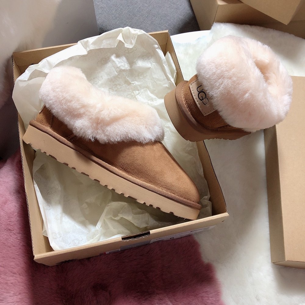 로퍼형 양모 스노우부츠 001-286358