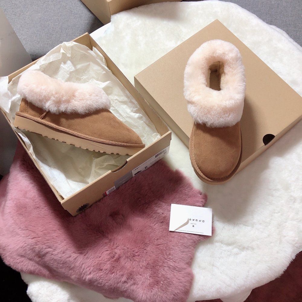 로퍼형 양모 스노우부츠 001-286358