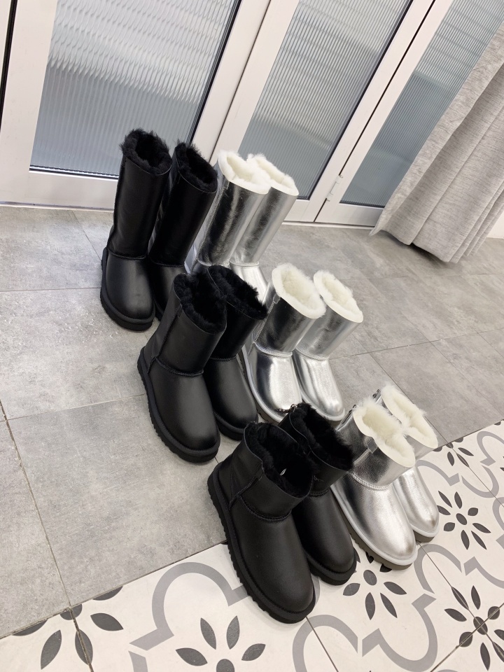 UGG 가죽 털 일체형 여성 부츠 001-286380