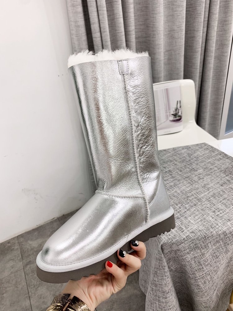UGG 가죽 양털 부츠 001-286382