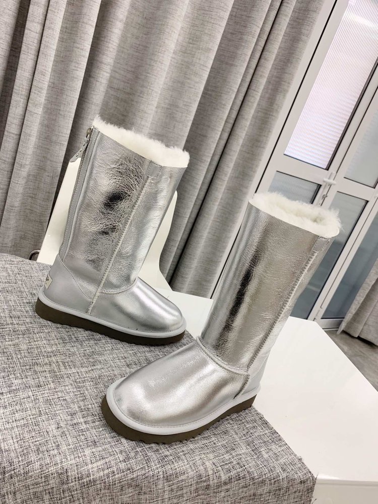 UGG 가죽 양털 부츠 001-286382