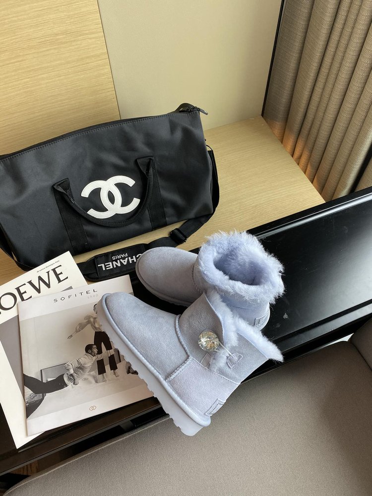 UGG 최고 버전 양모 가죽 일체 여성 부츠 001-286395