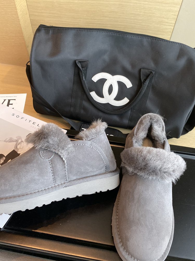 UGG 최고 버전 양모피 일체형 스노우부츠 001-286398