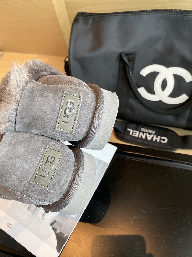 UGG 최고 버전 양모피 일체형 스노우부츠 001-286398