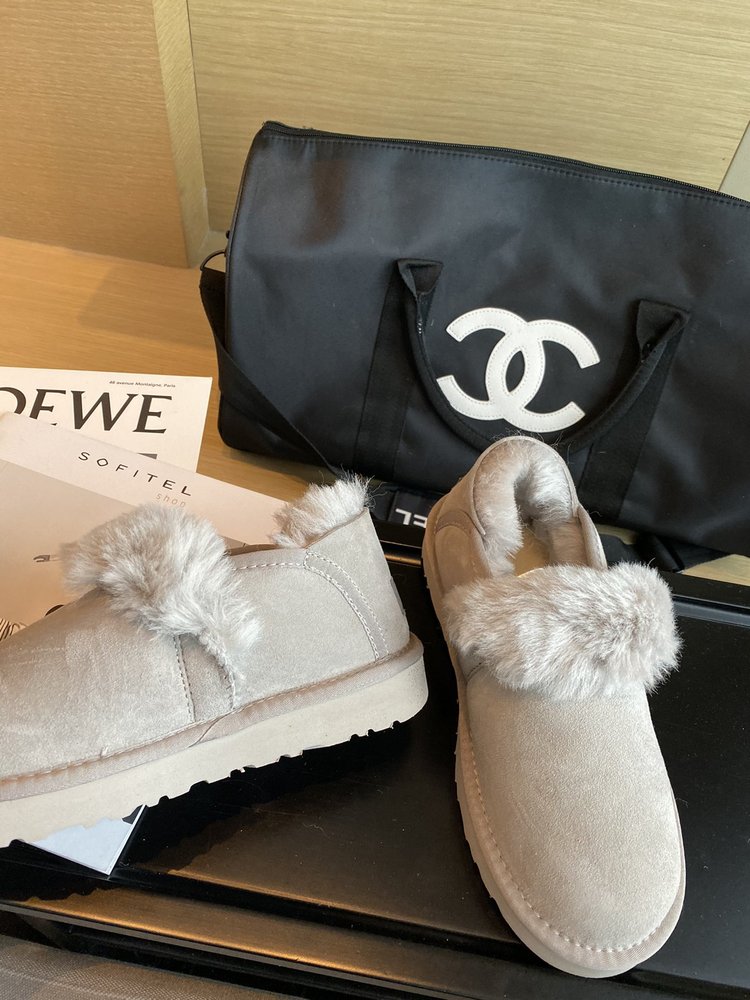 UGG 최고 버전 양모피 일체 여성 부츠 001-286401