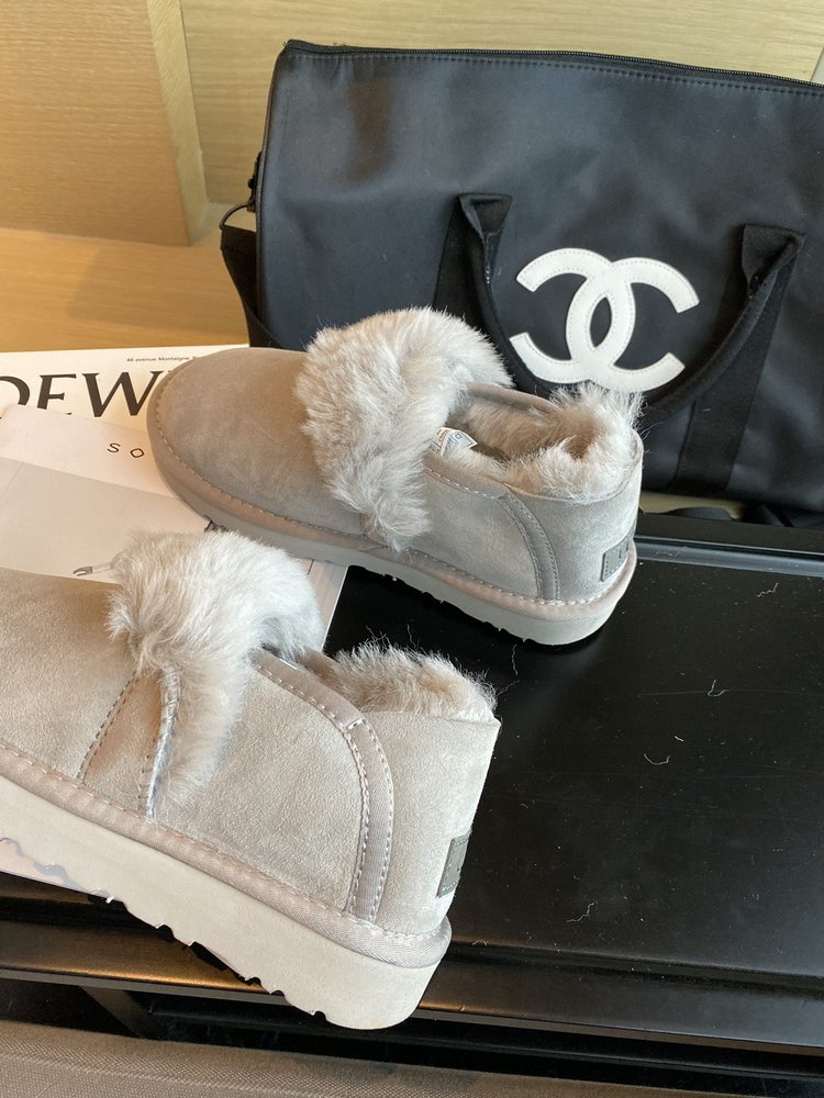 UGG 최고 버전 양모피 일체 여성 부츠 001-286401