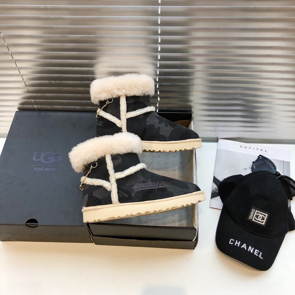BAPE x UGG 콜라보 커플 방한화 001-286418