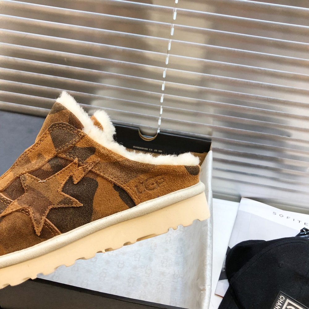 BAPE x UGG 한정판 커플 방한 부츠 001-286425